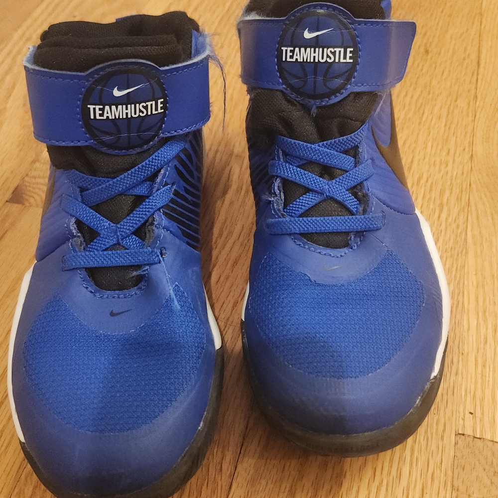 Nike Team Hustle Kids Blue Shoes